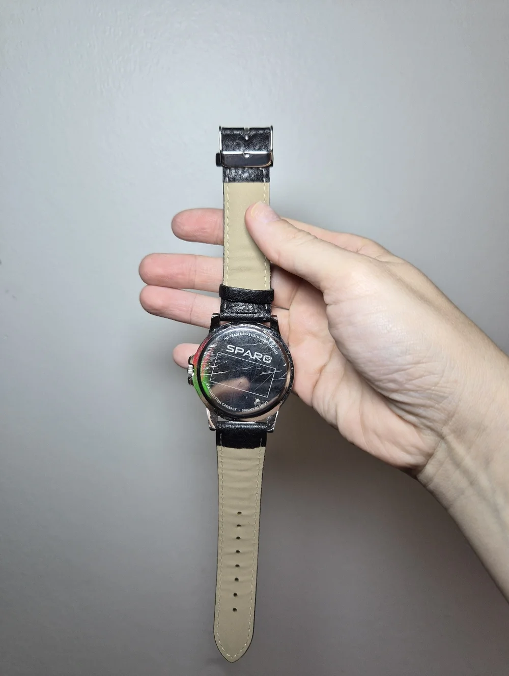 Pittsburgh Steelers Black Leather Strap Watch Stainless Steel Design